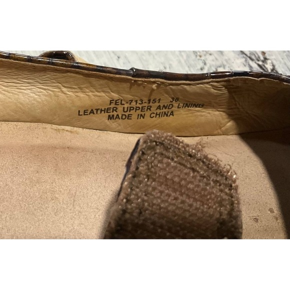 Alegria Felice Mary Jane Shoes Womens 6-6.5 Snake Patent Leather FEL-713-151 - Picture 9 of 10